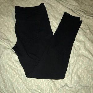 Black ponte pants